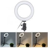 New 6 Inch USB Photograph Selfie Ring Light LED Fill Light Desktop Tripod Selfie Stick