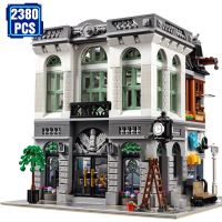 IN STOCK 15001 Brick Bank Model Building Blocks Toy Compatible 10251 Educational Birthday Festival Boy Gifts