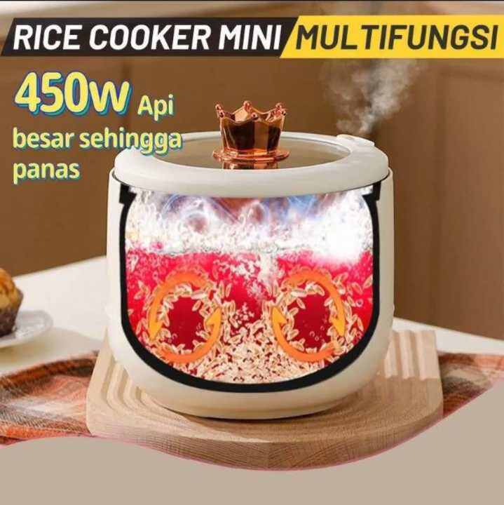 BARU!!! RICE COOKER MINI MULTIFUNGSI PENANAK NASI ELEKTRIK 1,8L
