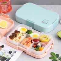 ◆☋□ Creative Cartoon Children Lunch Box Microwave Multiple Grids Food Storage Leakproof Kids Bento Box Food Container Lunch Holder