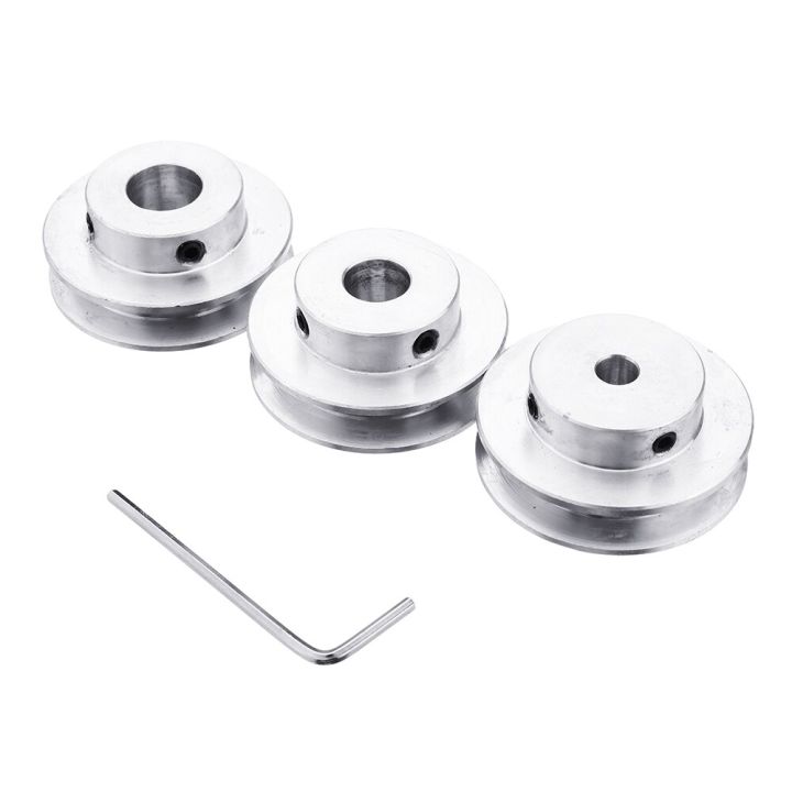 aluminum-alloy-40mm-single-groove-pulley-5-8mm-fixed-bore-pulley-wheel-for-motor-shaft-6mm-belt-replacement-parts