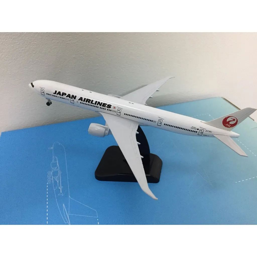 Mô hình máy bay Japan Airlines Boeing B787 47cm lắp ráp có đèn Everfly   banmohinhtinhcom