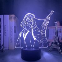 Lamp Kakegurui Midari Ikishima Led Night for Bedroom Decor Nightlight 3d