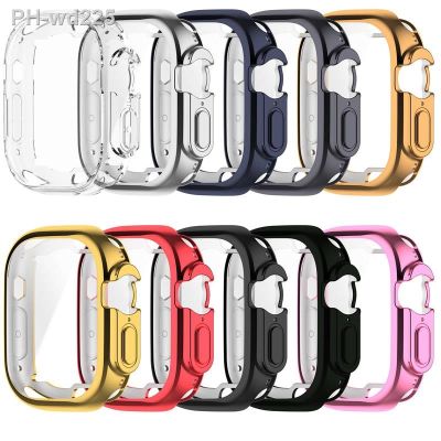 360 Full Coverage Case For Apple Watch Ultra 49mm Screen Protector Cover Protective Shell For iWatch Ultra 49mm TPU Bumper Case