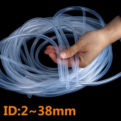【CC】✟♧  1/5Meter Food Grade Silicone Tube 2 21mm Transparent Hose Rubber Resistant Drinking Pipe
