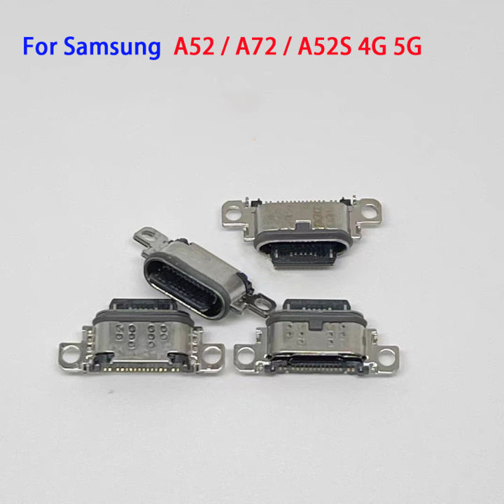 สำหรับ Samsung Galaxy A52 / A72 / A52S 4G 5G รุ่นเดิมประเภท C USB แท่นชาร์จปลั๊กช่องเสียบเครื่องชาร์จซ็อกเก็ตซ่อมแซม