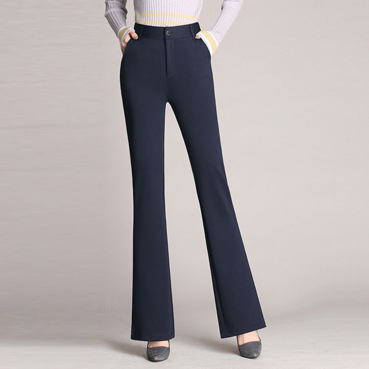 classic-vintage-high-waist-flare-pants-for-women-stretch-casual-straigh-trousers-office-lady-suit-pants-pantalones-de-mujer