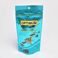 อาหารปลาเม็ดจิ๋ว ปลาเทวดา เหมาะกับปลาปากเล็กทุกสายพันธุ์ OPTIMUM รุ่น Micro Pellet 50 กรัม 1 ซอง เม็ดลอย น้ำไม่ขุ่น