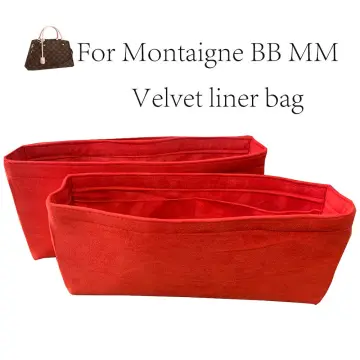 EverToner Fits for Montaigne BB MM Felt Cloth Insert Bag Organizer Makeup Handbag  Organizer Travel Inner