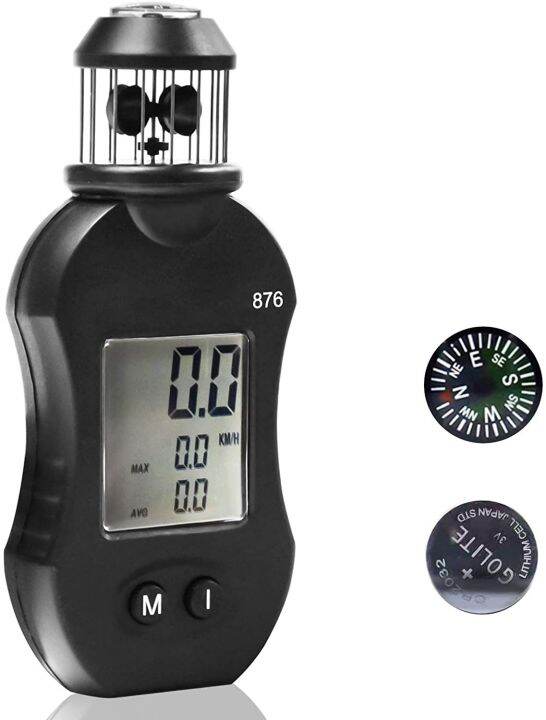 Hp 876 Digital Cup Anemometer Air Speed Flow Meter For Measuring Air