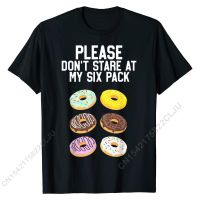 Please Dont Stare Donuts Abs Six Pack Funny Workout Shirt Graphic Hip Hop Tshirts Cotton T Shirt For Students Casual Men