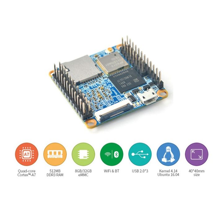 for-nanopi-neo-air-development-board-512mb-ddr3-ram-8gb-emmc-allwinner-h3-iota7-bluetooth-wifi-iot-module