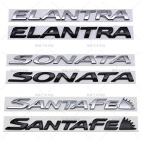 สติกเกอร์ติดรถ3D Elantra Santafe Sonata ป้ายตรารถยนต์ด้านหลังของตัวรถบังโคลนท้ายรถอุปกรณ์เสริม Abs ใหม่