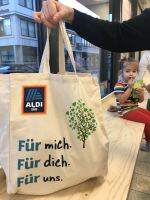 ? Popular Beauty and Body Shop~ Spot Germany Aldi Organic Shopping Bag W40 * H43 * D15cm Large Capacity Linen Bag Fairtra