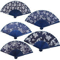 Xiab ฤดูร้อนจีน + ไม้ไผ่ + กระดาษพับเต้นรำ Retro Hand Fan Gift Decor