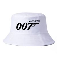 {You have a hat}ยี่ห้อใหม่ Bond 007แฟชั่น Topi Bucket ผ้าฝ้ายผู้ชายผู้หญิงฮาราจูกุหมวกชาวประมงหมวกตกปลากลางแจ้งผู้ชายส้นเตี้ย