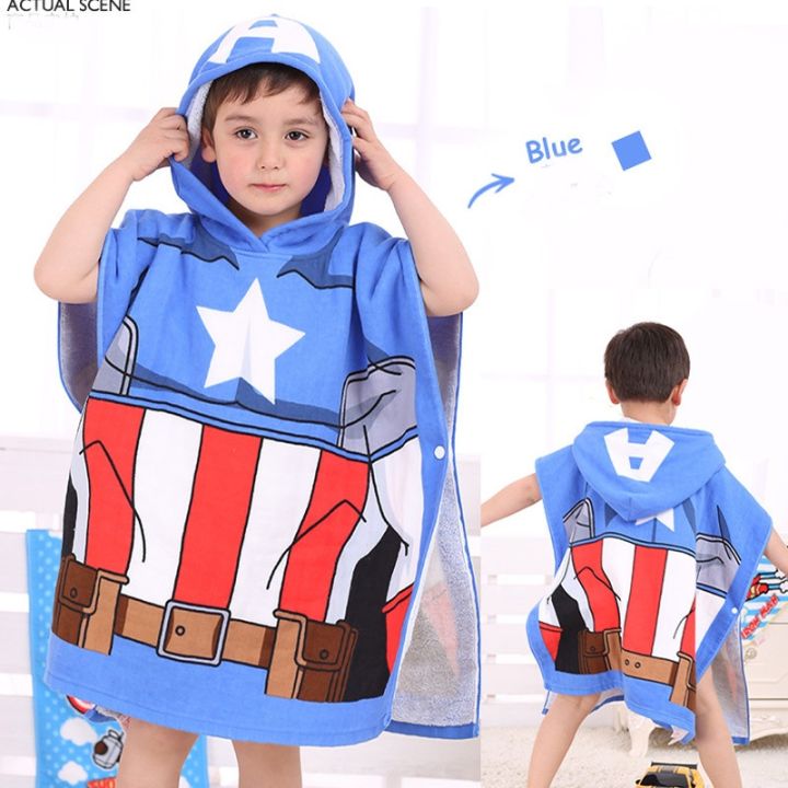 jw-dot-cotton-hooded-for-baby-boys-kids-beach-pool-shower-towel-cloak