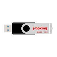 J-boxing USB 3.0 Flash Drive 64 GB High Speed Flash Stick 3.0 Thumb Drive Jump Drive Memory Stick Data Storage Pen Drive Black