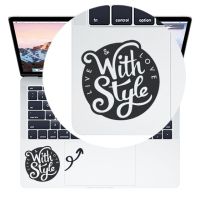 【❂Hot On Sale❂】 dang676 Live Love With Style ไวนิล Trackpad สติ๊กเกอร์ตักสำหรับ Macbook Pro 16 "Air Retina 11 12 13 14 15นิ้ว Mac Book