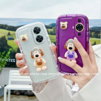 เคส Huawei Nova 11i Nova11 Pro Huawei P60 Pro Nova Y71 Y91 Phone Case การ์ตูนรูปสุนัขน่ารักเคสตุ๊กตาสามมิติรวมทุกอย่างป้องกันการกระแทกสีซิลิโคนใสกรอบนิ่ม2023