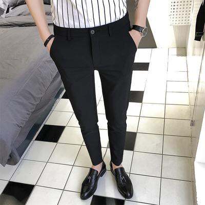 suit with tapered pants