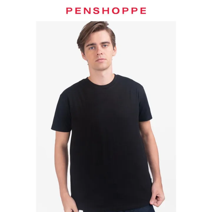Penshoppe plain black shirt Clearance