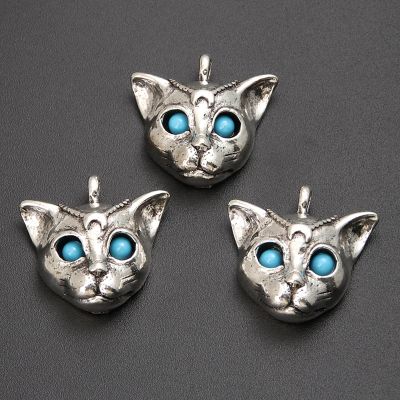 【CW】 5pcs Color 25x24mm Punk Leopard Charms Pendant Metal Alloy Jewelry Making Supplies