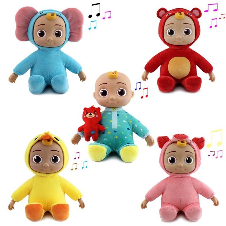liand-kado-ulang-tahun-ของขวัญสำหรับเด็กตุ๊กตากล่องเพลงภาษาอังกฤษ-boneka-mainan-ร้องเพลง-jojo-ตุ๊กตาไวนิล-jojo-ตุ๊กตาผ้ากำมะหยี่-coco-แตงตุ๊กตาภาพเคลื่อนไหวตุ๊กตาหนานุ่ม-cocomelom-music-jojo-doll