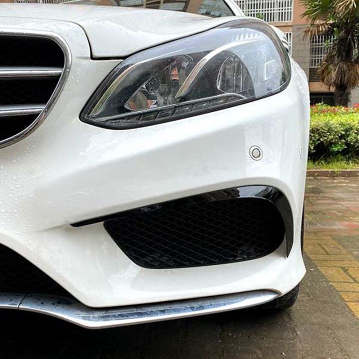 front-bumper-front-air-knife-modification-eyebrows-trim-for-mercedes-benz-e-class-w212-facelift-2013-2015-piano-black