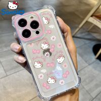 เคสถุงลมนิรภัยสำหรับ11 12 13 14 Pro Promax Plus X Xs Xax Xr เคสซิลิโคน Sanrio เคสโทรศัพท์ใหม่