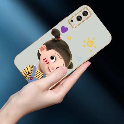 CLE New Casing Case For Vivo Y52 5G Y53s 4G Y55 5G Y67 Y72 5G Full Cover Camera Protector Shockproof Cases Back Cover Cartoon