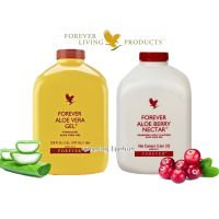 Forever น้ำสกัดว่านหางจระเข้ Aloe Vera Gel / Berry Nectar Forever) ขนาด 1 ลิตร