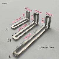 Nickel-plated Corner Bracket Adjustable 90 Degree L-Shaped Corner Brackets Angle Iron Connector Shelf Support Accessories 선반 앵글