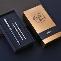 ปากกาปากกาลูกลื่นไฮเอนด์ปากกาปากกาหมึกเจลสำหรับเซ็นต์ทางธุรกิจสีดำและ0.5มม. พร้อมเครื่องเขียนสำหรับเขียนกล่องของขวัญ