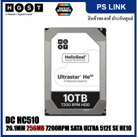 WD HGST 3.5in 26.1MM 10000GB 256MB 7200RPM SATA ULTRA 512E SE, DC HC510, HUH721010ALE604 (0F27606)