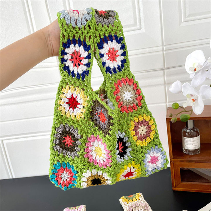 bohemian-style-knitting-tote-flower-crochet-travel-shopper-bag-ethnic-style-beach-bag-flower-crochet-shoulder-bag-designer-hollow-knitting-tote