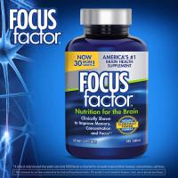 [แท้100%] Focus factor 180 เม็ด Exp.11/2023 Nutrition For the Brain บำรุงสมองเพิ่มความจำสมาธิ By Jub Jub Love38 การันตี