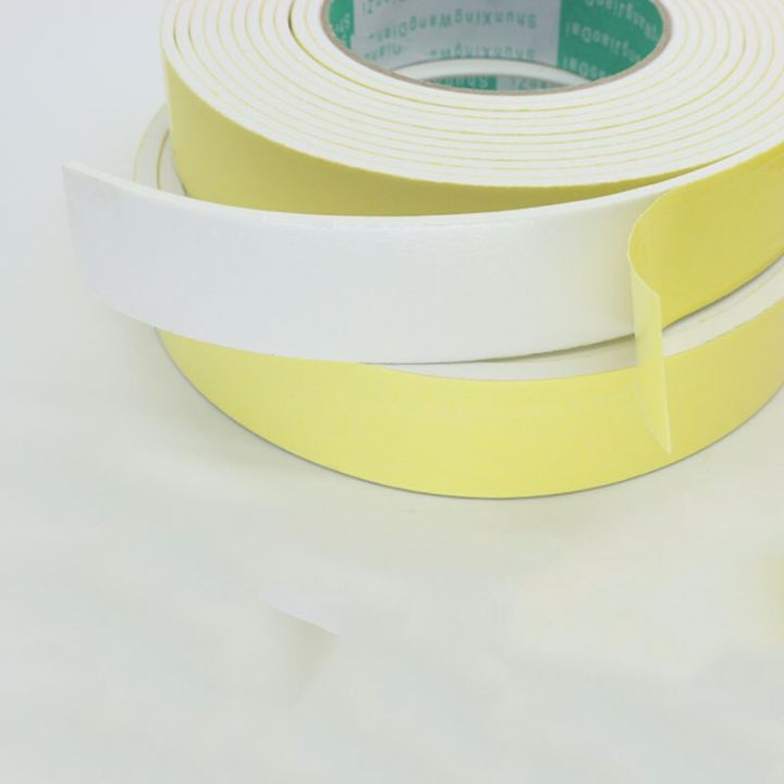 white-thickened-eva-sponge-tape-strong-foam-foam-anti-collision-strip-sound-insulation-sealant-single-sided-adhesive-adhesives-tape