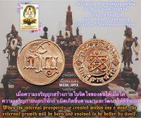 เหรียญเจริญ (เนื้อทองแดง), อาจารย์ณัฐธัญ มณีรัตน์ (อ.เจค), บ้านไมตรียานุสรณ์ Evolutionary Coin (Copper) by Arjarn Natthan Maneeratana (Arjarn Jake), Maitreyanusorn Home.