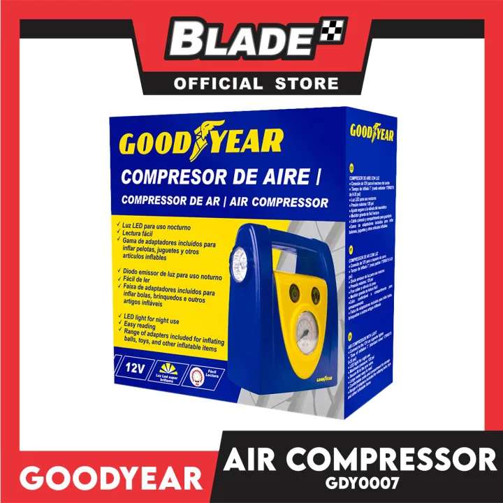 Goodyear GDY0007 Air Compressor 120 PSI 12V Lazada PH
