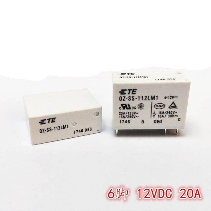 รีเลย์2ชิ้น/ล็อต Oz-Ss-105lm1 Oz-Ss-112lm1 20a Oz-Ss-124lm1 6pin เปิดตามปกติ