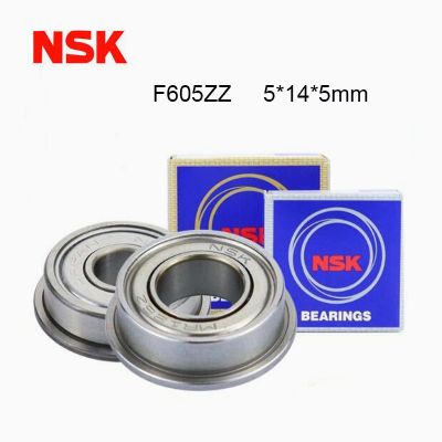 【CW】✱●☜  Japan Origin NSK F605-2Z 5x14x5mm 5/10PCS ABEC-9 Miniature Flanged F605ZZ Import Speed Bearings F605