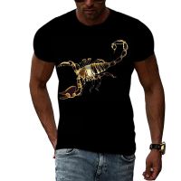 Summer Trendly Funny Personality Animal graphic t shirts For Men Casual Fashion 3D Print T-shirt Hip Hop O-neck Short Sleeve Tee
