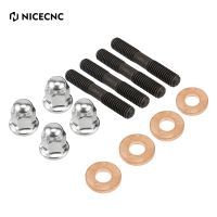 NICECNC Motorcycle Cylinder Stud Kit For Yamaha YZ85 YZ 85 2002-2018 90116-08394 90201-080L8 90176-08026 Cylinder Washer Nut