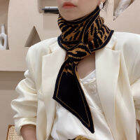 2020 new knitted scarves new design stripe luxury brand scarves winter scarves warm long thin scarves womens scarves