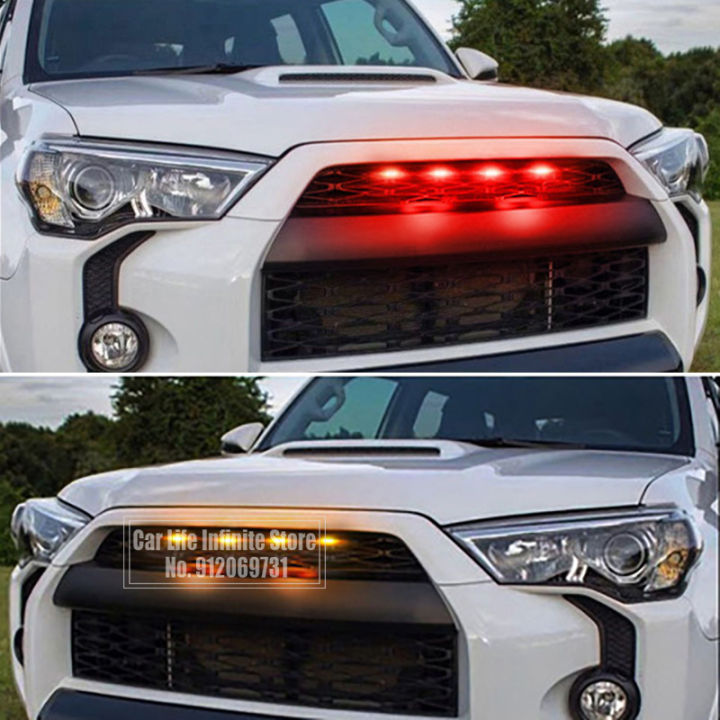 4pcs-car-association-grid-light-small-yellow-lights-grille-middle-mesh-lamp-for-toyota-4runner-suv-trd-pro-off-road-2014