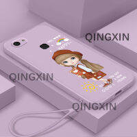 เคสโทรศัพท์ Vivo V7เคสโทรศัพท์ Vivo ย้อนยุคการ์ตูนบุคลิกภาพสาวน้อยหมวกแดงซิลิโคนเหลวสำหรับเด็กผู้หญิงบุคลิกที่สร้างสรรค์ใหม่ป้องกันฝุ่นได้อย่างราบรื่นกรอบกันชนสำหรับผู้หญิงที่น่ารักตุ๊กตาผมบลอนด์น่ารักน่ารักสุดๆ