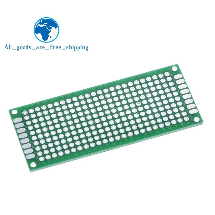 TZT 3X7ซม. ต้นแบบ PCB 2ชั้น3*7ซม. แผง Universal Board 2.54มม. สีเขียว