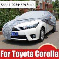 Car Cover Outdoor Sun Anti UV Rain Snow Frost Dust Protection Cover Oxford cloth For Toyota Corolla 2010 to 2021 Accessories