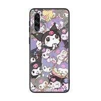 2สาว Kuromi Sanrio เคสโทรศัพท์สำหรับ A90 A80 A70S A60 A50S A30S A40 A2หลัก A20E A20S A30 A10S ที่ครอบสีดำ